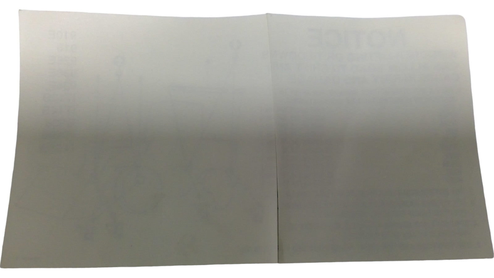 New Old Stock Film Notice Part # 7X3291 For Caterpillar