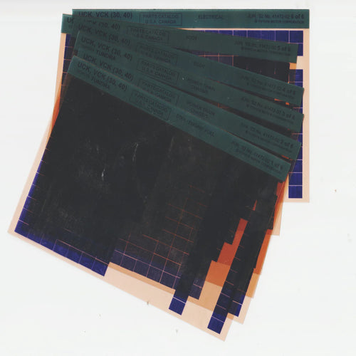 1999-2002 Fits Toyota Tundra "UCK, VCK" Parts Microfiche Slides June 2002