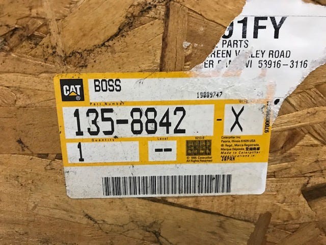 For Caterpillar Boss Assembly Part # 1358842
