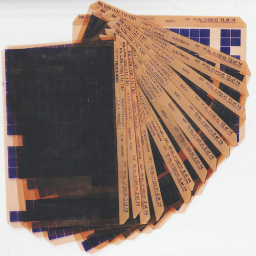 1988-1995 Fits Toyota Hilux / 4 Runner (RN, VZN) Parts Microfiche September 1995