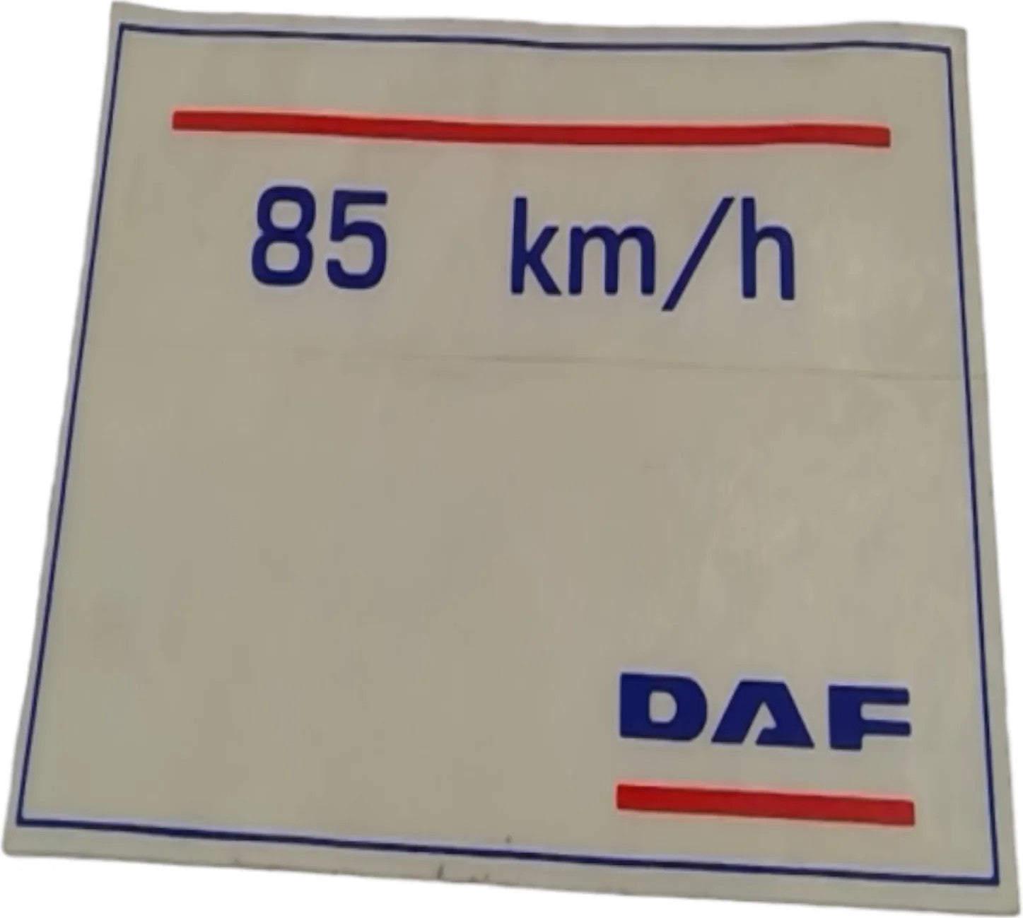 For Paccar Corporate Instruct Plate Part # 1293109PAC