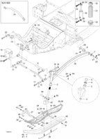 Fits 2003-2007 Ski-Doo Skandic SUV 550F / Skandic SUV 600 Bar Suv 600, OEM Part # 605348306