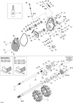 Fits 2003-2007 Ski-Doo MX Z 440 Racing / MX Z 440X Racing Models Counter Shaft, OEM Part # 504152020