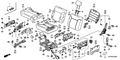 Honda New 2003-2011 Fits Honda Element Spring, Foot, Part # 82265-SCV-A01