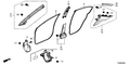 Honda New 2012 Fits Honda Civic Lining, R. Cowl Side *YR400L* (SIENNA BEIGE), Part # 83110-TR0-A01ZC