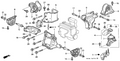 Honda New 1999-2001 Fits Honda CR-V Damper, Transmission Mount Dynamic (MT), Part # 50807-S10-010