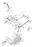 Fits 1998-2005 Ski-Doo Formula Deluxe 500/600/700 / Formula Deluxe 600/700 Models RH Shock Bracket, OEM Part # 518317518