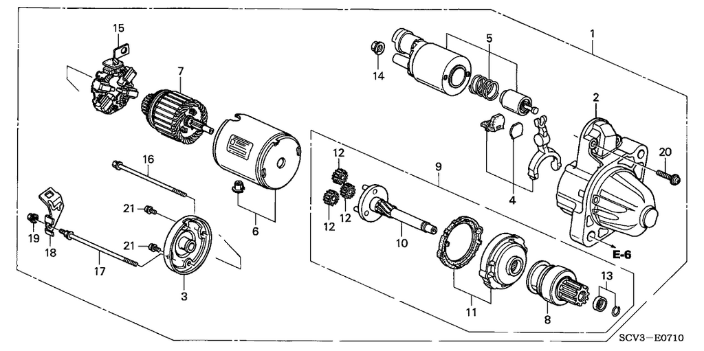 New 2003-2006 Fits Honda Accord Lever Set, Part # 31203-RAA-A01