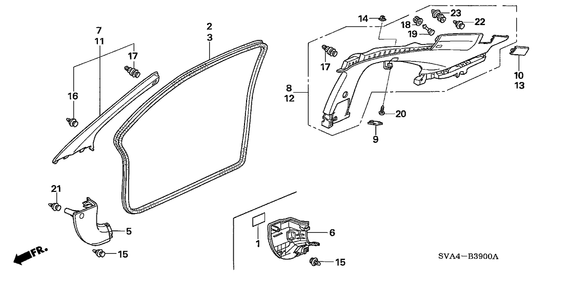 Honda New 2006-2008 Fits Honda Civic Cap, Coat Hook *YR327L* (PEARL IVORY), Part # 84132-SVA-A01ZC
