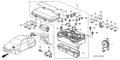 Honda New 2000-2006 Fits Honda Insight Relay Box Assembly, Part # 38250-S3Y-A01