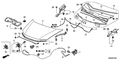 Honda New 2010-2014 Fits Honda Insight Seal, RR., Part # 74206-TM8-A00