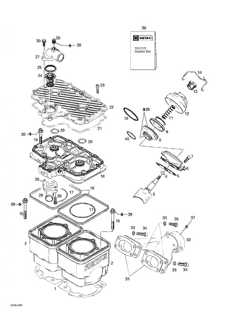 Fits 1997-2006 Ski-Doo Formula 500 LC / Formula Deluxe 500 LC Models Bent Outlet Socket, OEM Part # 420922061