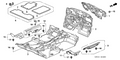 Honda New 2009-2011 Fits Honda Civic Garnish Assy., R. RR. Side (Inner) *NH686L* (QP LIGHT WARM GRAY), Part # 84211-SNA-A01ZF