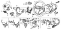 New 2009-2014 Fits Honda Fit Set Plate, L., Part # 78518-TF0-N81