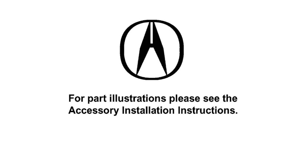 New 1996-1998 Fits Acura RL Trim, Fenderwell, Part # 08P21-SZ3-200
