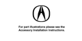 New 1996-1998 Fits Acura RL Trim, Fenderwell, Part # 08P21-SZ3-200