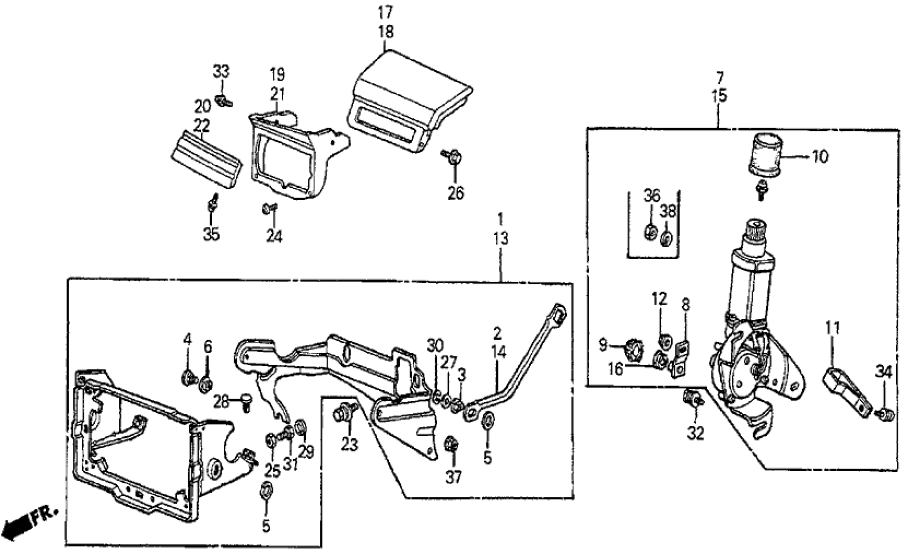 Honda New 1983-1989 Fits Honda Accord Bush A, Part # 33205-SB0-003