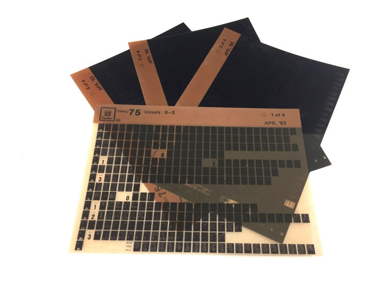 1960-1975 Cadillac All Models Parts Microfiche Catalog Slides