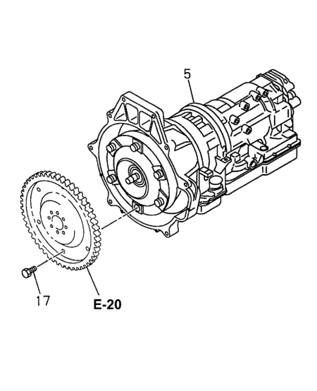 Honda New 1998-1999 Fits Honda Passport Reman Bare Auto Transmission, Part # 29024-10050