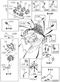 Honda New 1994-1995 Fits Honda Passport Bracket, Ignition Coil, Part # 89704-18611