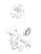 Fits 1997-2007 Ski-Doo Formula Deluxe 500 F / MX Z 440 Models Cylinder Cowl, OEM Part # 420810776