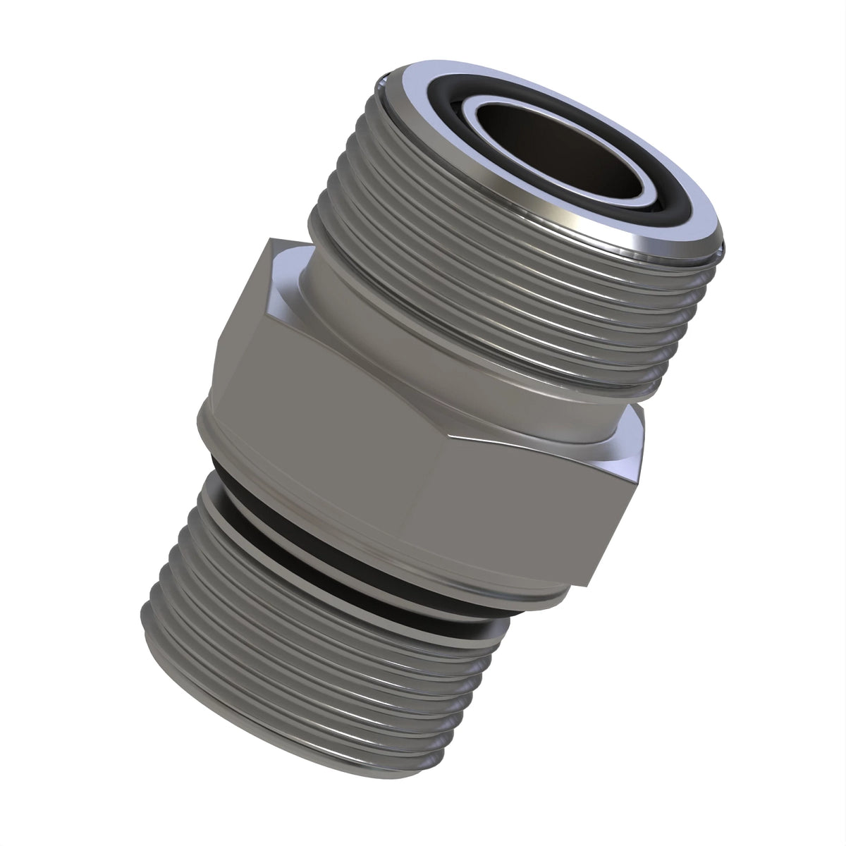 61M5004: Fits John Deere 61M5004 Stud Straight Adapter Fitting – Genuine OEM
