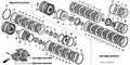New 1999 Fits Acura TL Piston, Second Clutch, Part # 22621-P7T-003