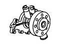 Ford New 1994-1995 Fits Ford / Lincoln / Mercury Taurus / Windstar / Continental Pump Assy - Water Base No. 8501, Part # F4DZ8501A
