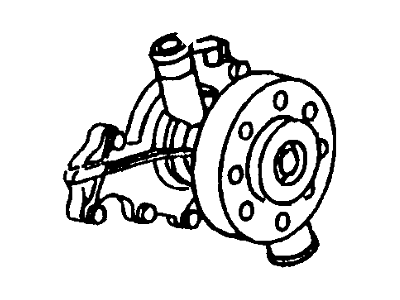 Ford New 1994-1995 Fits Ford / Lincoln / Mercury Taurus / Windstar / Continental Pump Assy - Water Base No. 8501, Part # F4DZ8501A