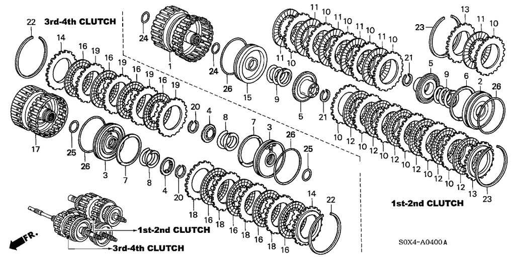 New 1999-2004 Fits Honda Odyssey Plate, Clutch End (0) (3.0MM), Part # 22555-P7T-003