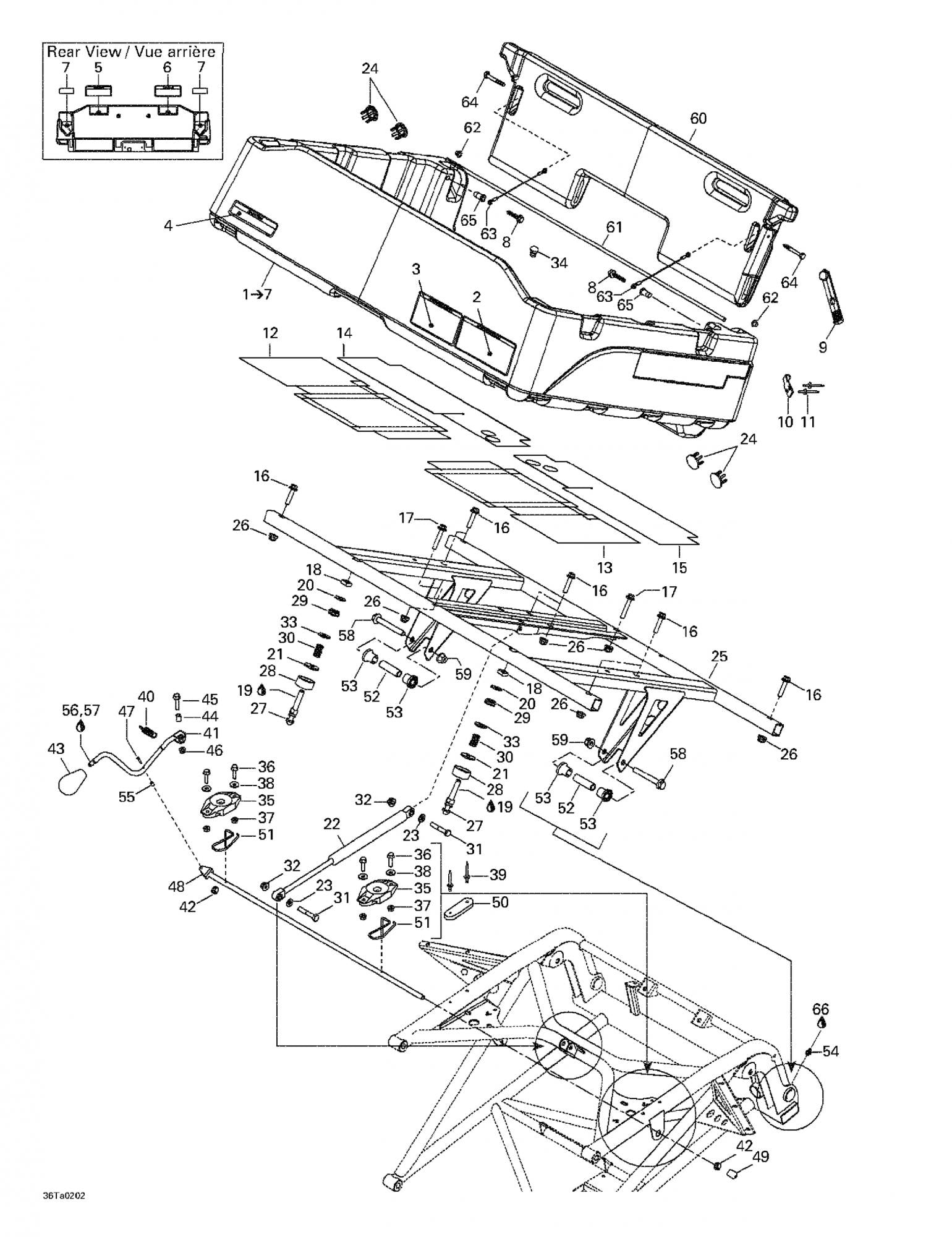 Fits 2001-2005 Can-Am Traxter XL / Traxter XL, 7448 Models Round Head Rivet, OEM Part # 293150084