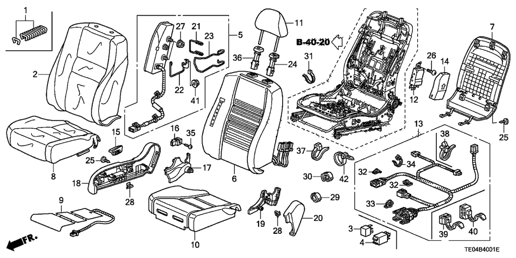 New 2008-2010 Fits Honda Accord Front Headrest Assembly *NH167L* (LEA) (GRAPHITE BLACK), Part # 81140-TE0-A41ZA