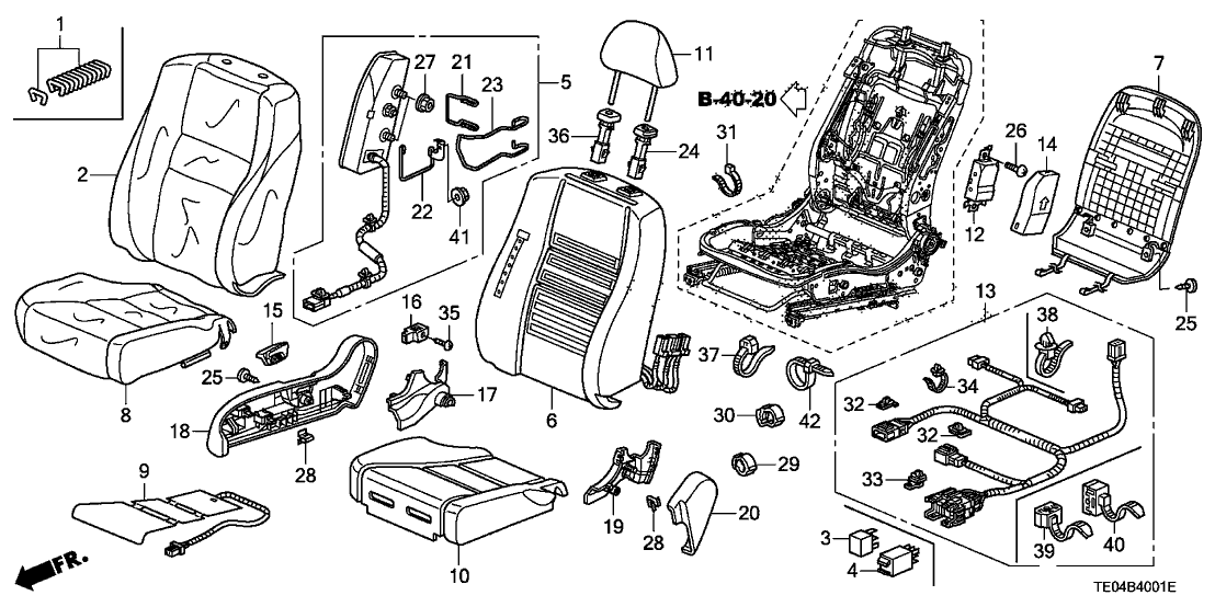 New 2008-2010 Fits Honda Accord Front Headrest Assembly *NH167L* (LEA) (GRAPHITE BLACK), Part # 81140-TE0-A41ZA