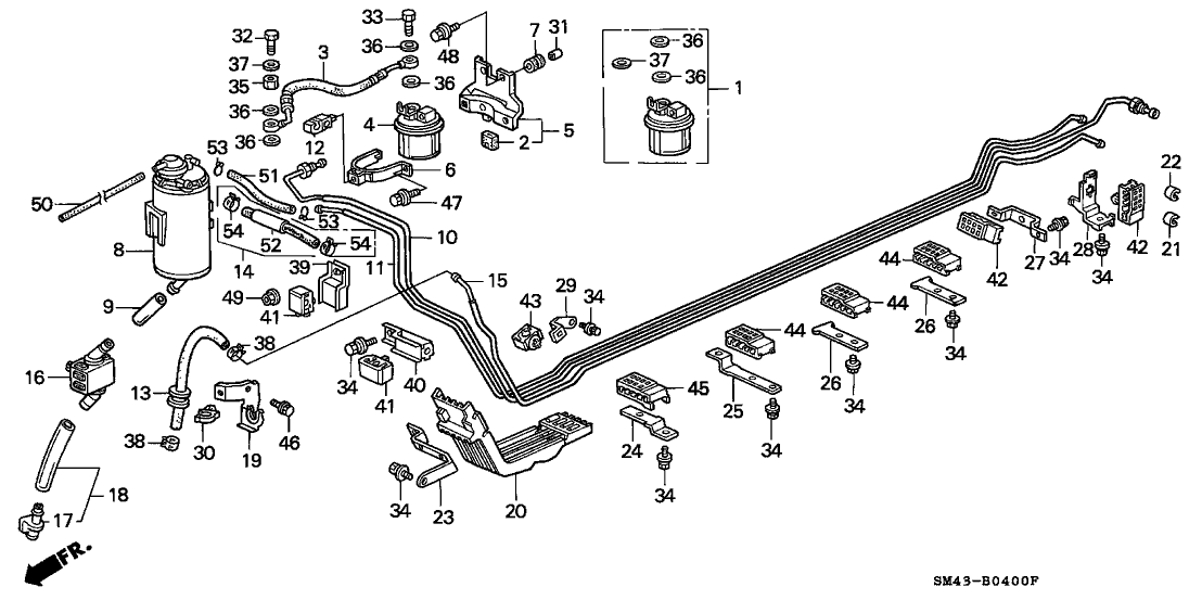 Honda New 1992-1993 Fits Honda Accord Vent Pipe, Part # 17720-SM1-A00