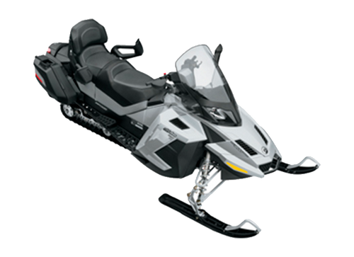 Fits 2006-2007 Ski-Doo GTX 380F / GTX 550F Models Hood, Alloy Grey, B-206 Grey/Black, OEM Part # 517303574