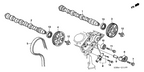 New 2005-2007 Fits Honda Accord Hybrid Camshaft, Rear, Part # 14200-RDV-J00