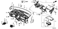 Honda New 2012 Fits Honda Civic Steering Hanger Beam, Part # 61310-TR0-A10ZZ