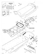 Fits 1999-2005 Ski-Doo Formula Deluxe 500/600/700 / Formula Deluxe 600/700 Models Under Chest, OEM Part # 572107601