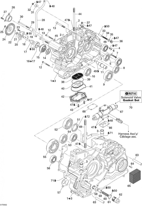 Fits 2000-2005 Can-Am Traxter 5 Speed / Traxter Auto Std & XT Models Seat Valve Sleeve, OEM Part # 420256602