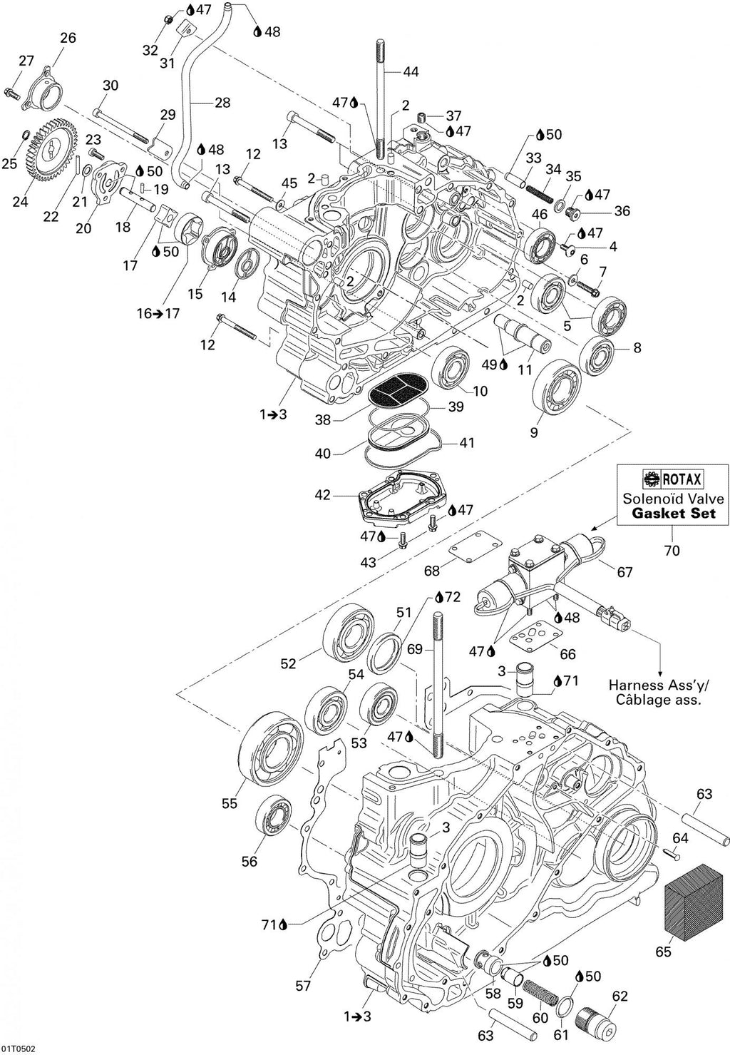 Fits 2000-2005 Can-Am Traxter 5 Speed / Traxter Auto Std & XT Models O-Ring, OEM Part # 420931385