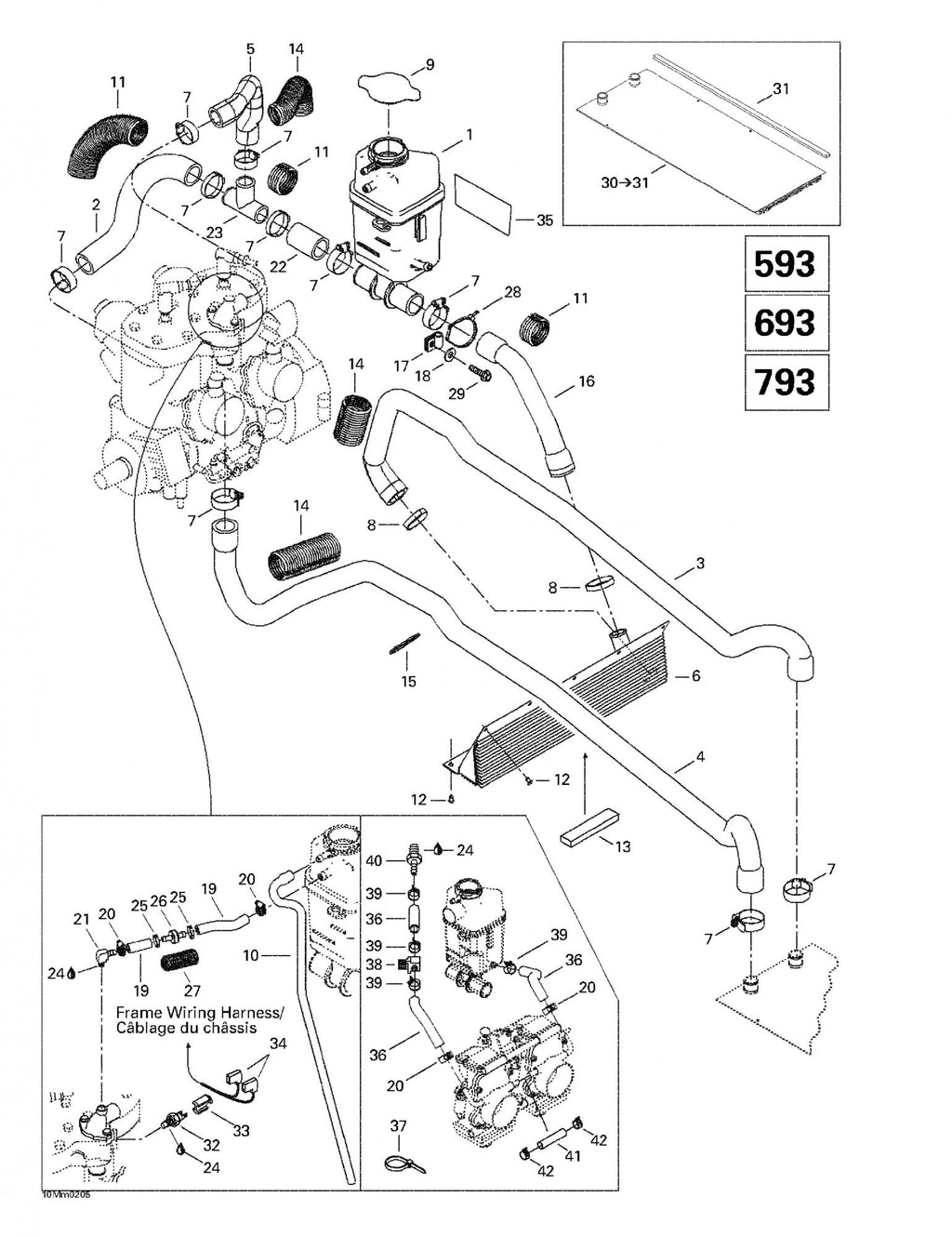 Fits 2001-2004 Ski-Doo Elite 1500 1st Edition / Elite 1500 2nd Edition Models Elbow Fitting 90°, OEM Part # 293700020