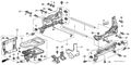 Honda New 1999-2001 Fits Honda CR-V Bracket, R. Center Table (LH), Part # 83316-S10-A01