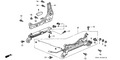 Honda New 1996-2000 Fits Honda Civic Right Slide Adjuster (Inner), Part # 81270-S01-A01