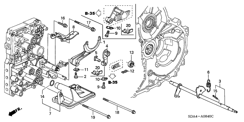 New 2006-2007 Fits Honda Accord Baffle Plate, Part # 25421-RCL-A02