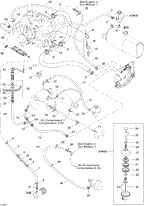 Sea-Doo - OEM schematic diagram - Part # 2572-420838083 - 01- Cooling System | 01- Cylinder And Exhaust Manifold | 01- Cylinder, Exhaust Manifold - Ref # 33, 19, 23