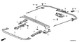 Honda New 2008-2010 Fits Honda Accord Link, L. Sunroof, Part # 70305-TA0-A11