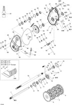 Fits 2005-2007 Ski-Doo Mach Z 1000 SDI / Mach Z 1000 SDI Adrenaline & X Models Carriage Bolt M10, OEM Part # 250000164
