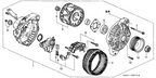 New 2001-2005 Fits Honda Civic Rotor Assembly, Part # 31101-PLC-004