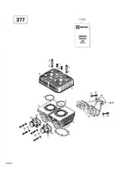 Fits 1999-2006 Ski-Doo Formula Deluxe 380 F / Formula Deluxe 380/500 Models Cylinder With Sleeve, Pto, OEM Part # 420623230