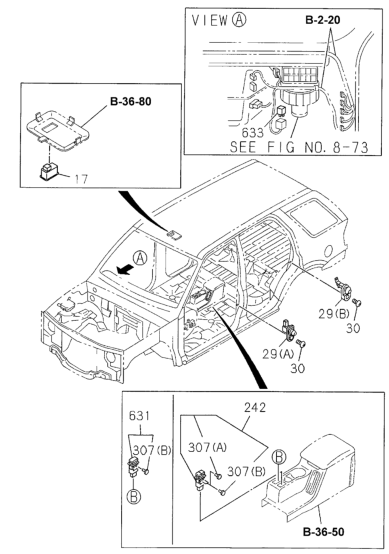 New 2002 Fits Honda Passport Switch, Active Ride Control, Part # 89721-58362